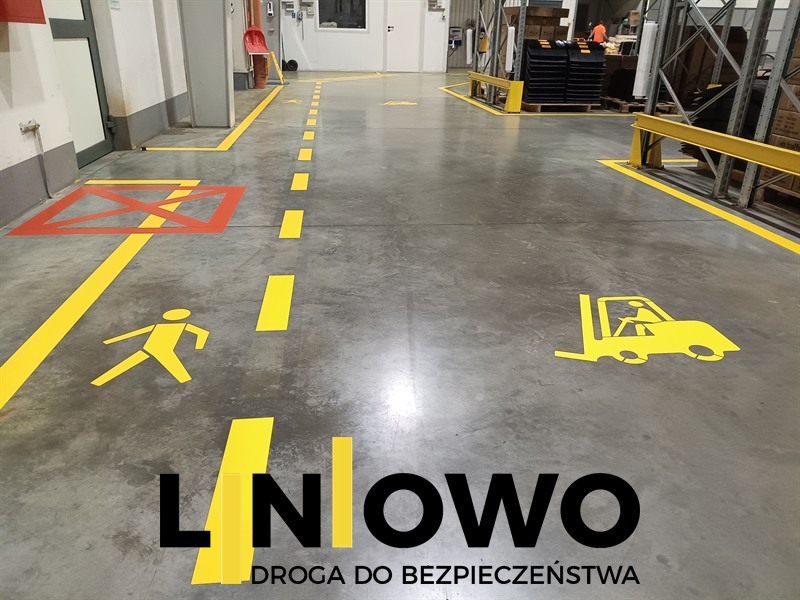 Co oznaczają kolory linii na magazynie i parkingu? Przewodnik po oznakowaniu poziomym